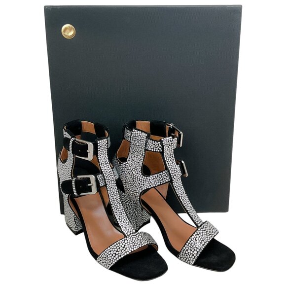 Laurence Dacade Silver Strass Sandra Sandals - Picture 6 of 15